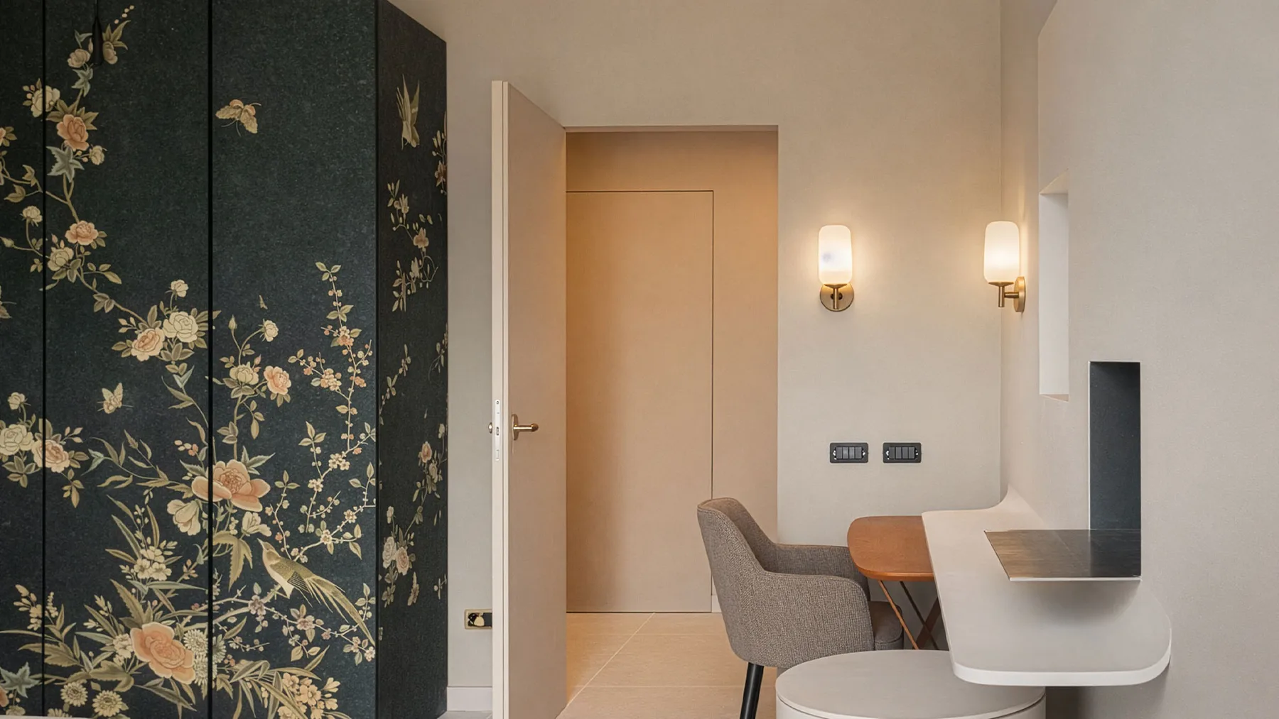 Interiors of the Carolea suite, La Baronella